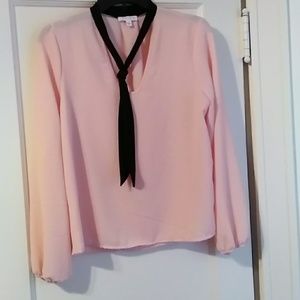 Long Sleeve Top with Tie